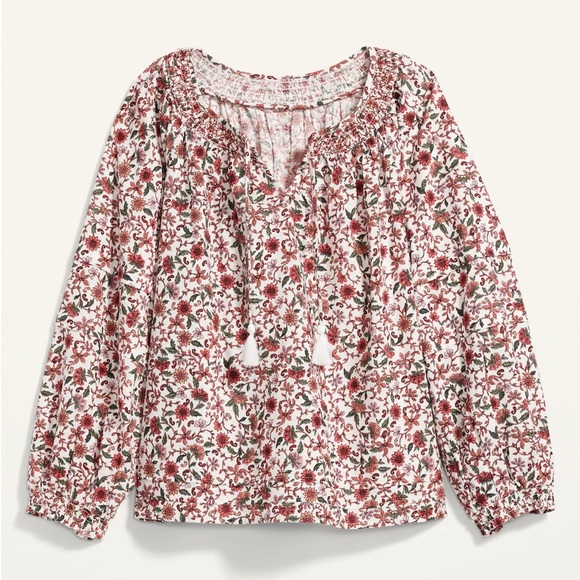 Old Navy Floral Blouse - Picture 1 of 8